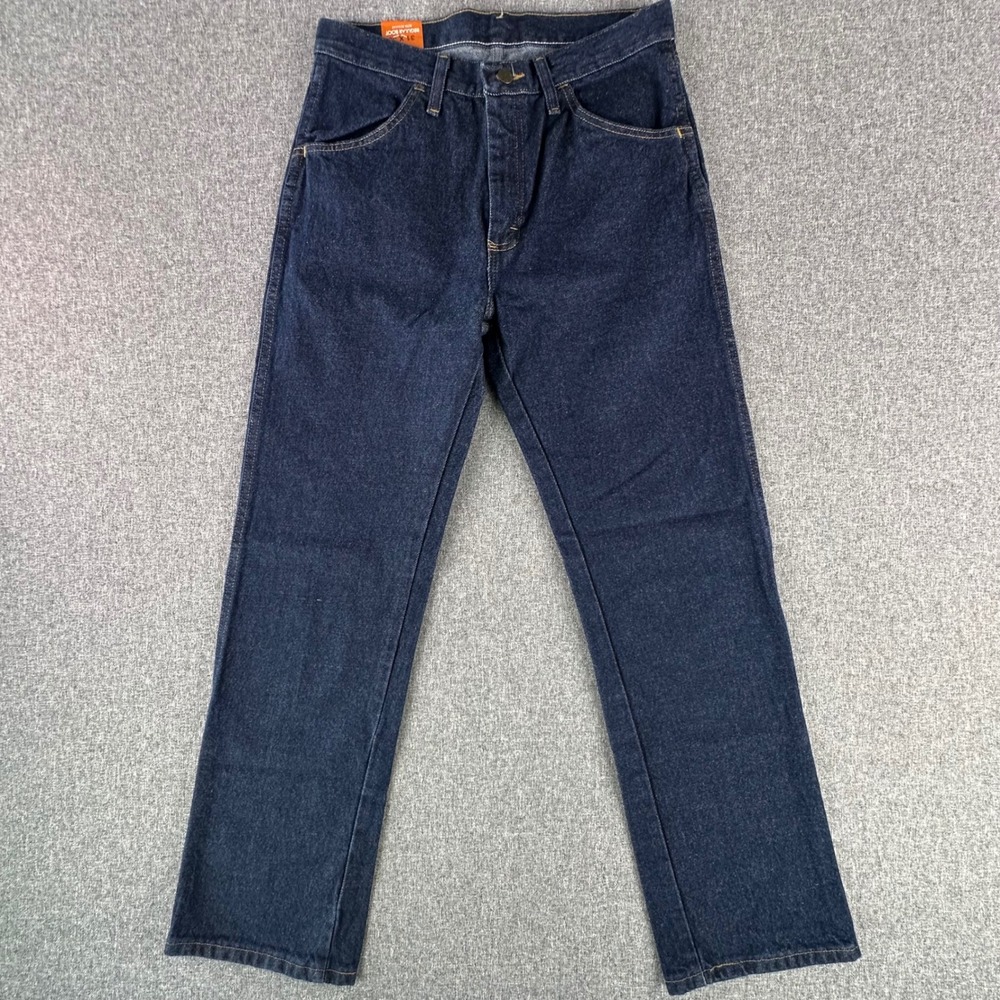 Rustler Jeans Mens 31x30 Regular Boot 87620SR Dark Wash Blue NEW